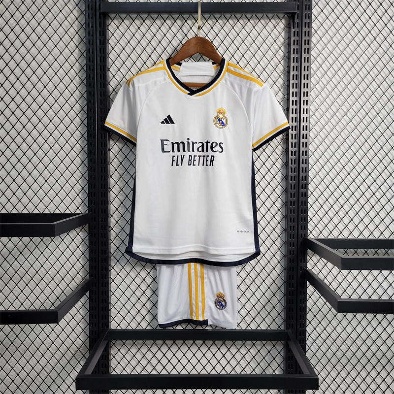 Real Madrid 23/24 Home Kids Kit